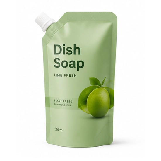 Custom spout pouch packaging for liquid food, beverages and sauces